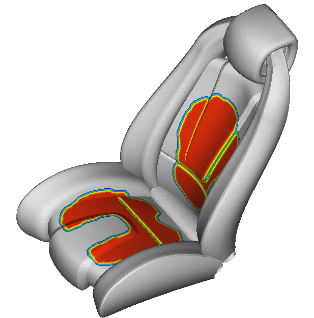 Image showing Contact Area of Seat and Manikin